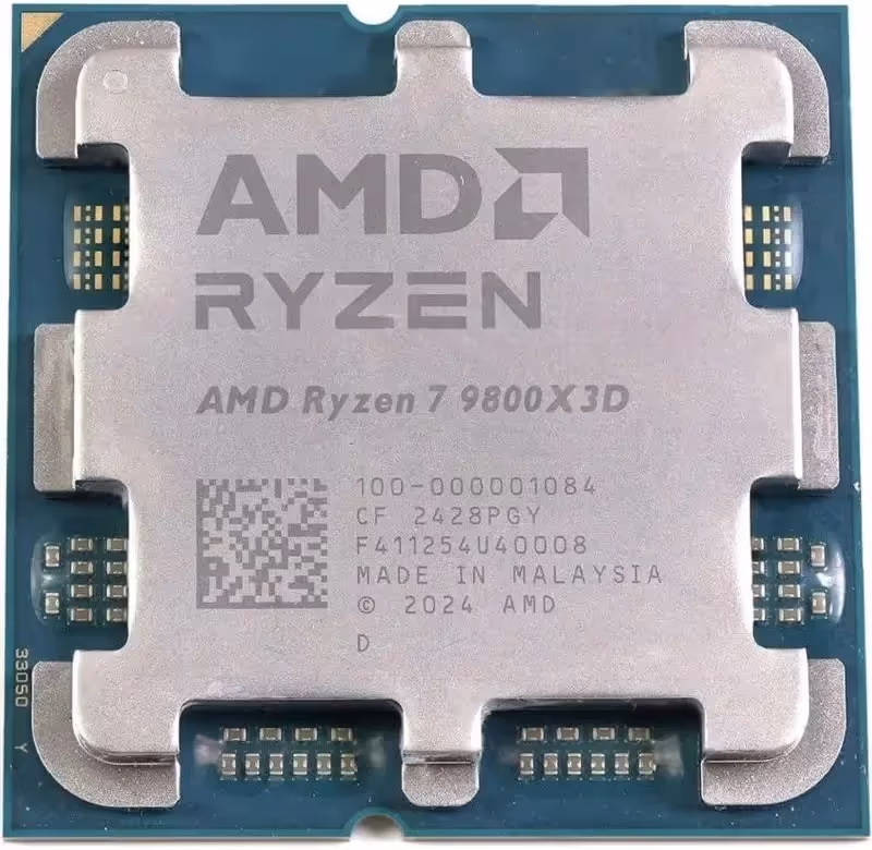 AMD Ryzen 7 9800X3D - 5.2GHz/104Mo/AM5/Tray - vue 4