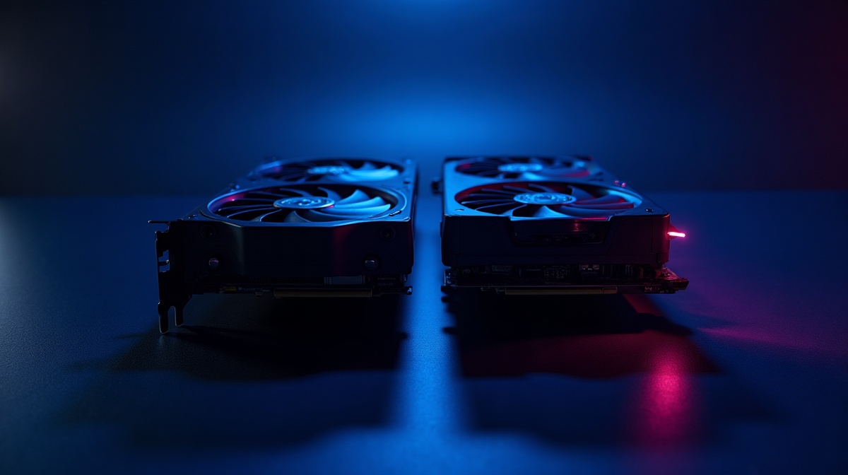 Comparatif GPU RX 9070 XT vs RTX 5070 cote a cote - gaming 1440p 2026