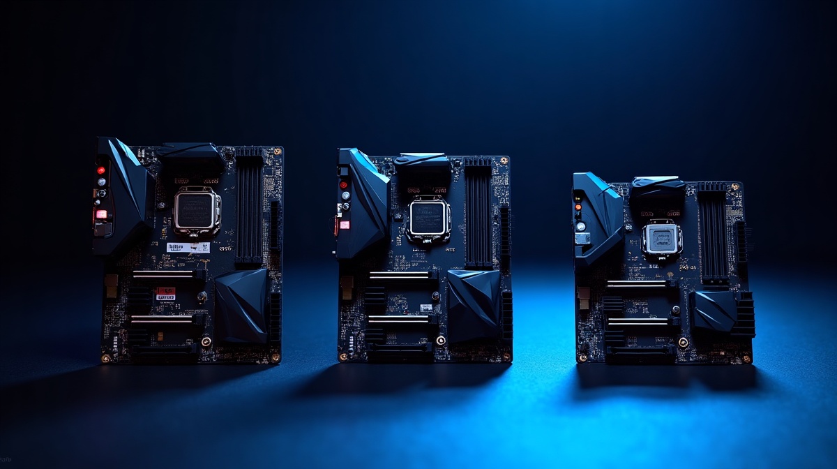 Formats ATX micro-ATX mini-ITX cartes meres AM4 - comparaison tailles