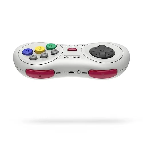8bitdo Manette Bluetooth 8 boutons M30 Blanche compatible sur Switch Android & PC - vue 4