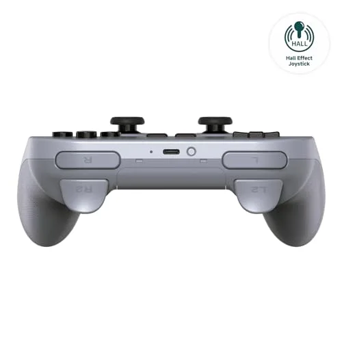 8BitDo PRO 2 Gamepad Hall Effect - Gray New Edition - vue 2