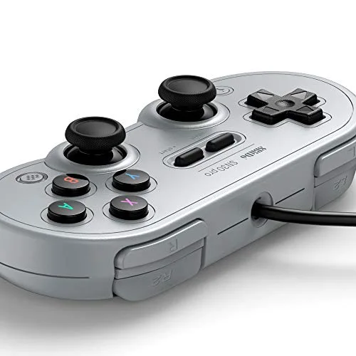 8BitDo SN30 Pro USB Gris Manette Switch PC - vue 4