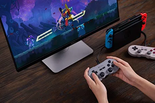8BitDo SN30 Pro USB Gris Manette Switch PC - vue 8