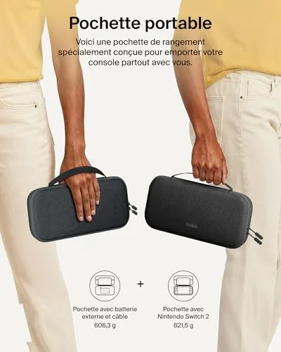 Belkin Charging Case Switch 2 Noir - vue 5
