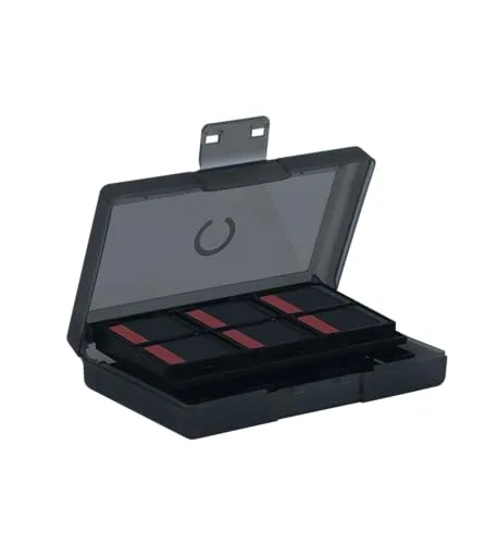 Boîtier de protection et transport - KONIX - Pour cartouches de jeux Nintendo Switch 2 - Antichoc - 24 rangements - Noir - vue 3