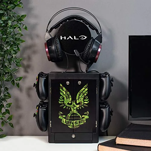 Casier tout-en-un - HALO - Multicolore - Pour jeux vidéo - Casque - Manettes - vue 7