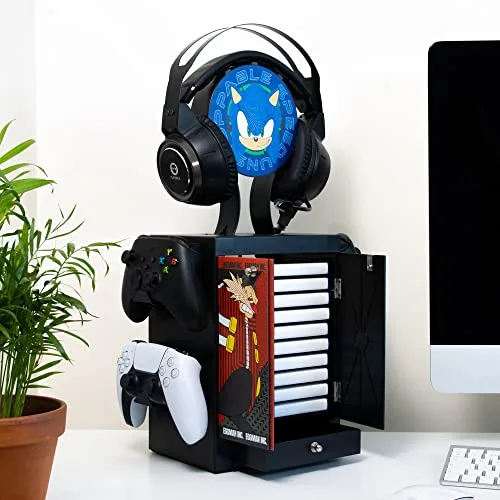 Casier tout-en-un SONIC - Pour jeux vidéo + casques + manettes et câbles - vue 3