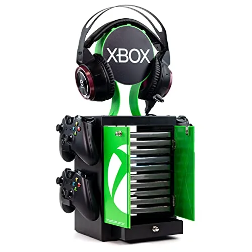Numskull Official Xbox Series X Storage Locker Noir/Vert