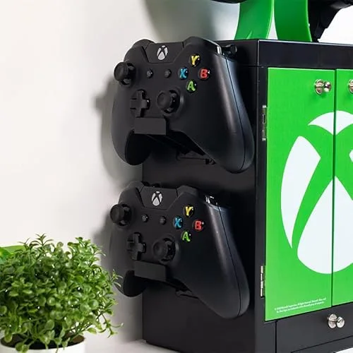 Casier tout-en-un XBOX OFFICIAL - Pour jeux vidéo + casques + manettes et câbles - vue 4