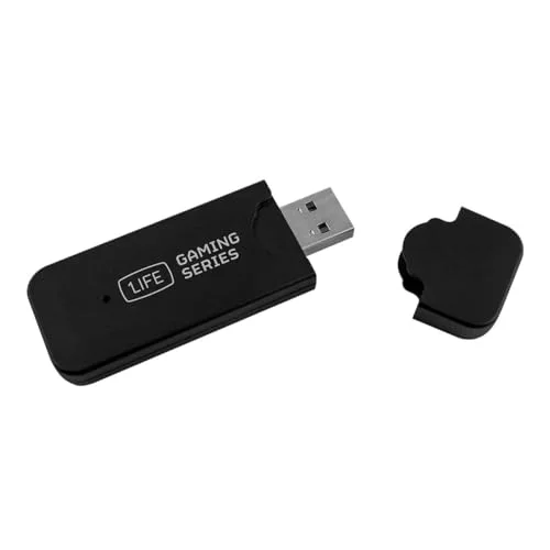 Casque de Jeu sans Fil - 1LIFE - Airwave - Compatible PC Mac PS4 PS5 NS - Micro intégré - Noir - vue 5
