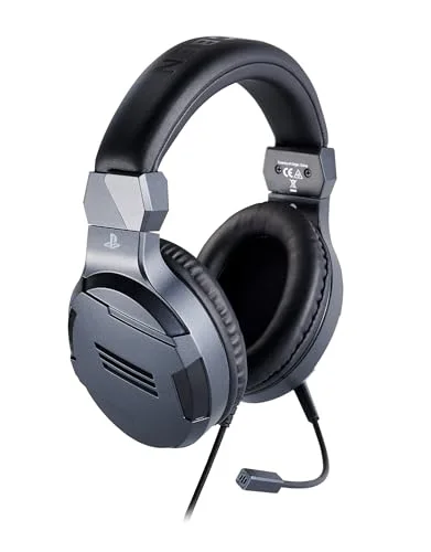 BigBen Interactive Officiel V3 Casque Gaming Filaire Gris PS4, vue 2