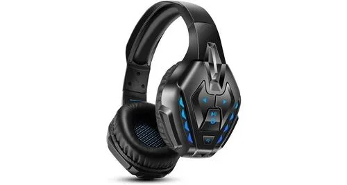 Casque de jeu Xbox One filaire et Bluetooth bleu