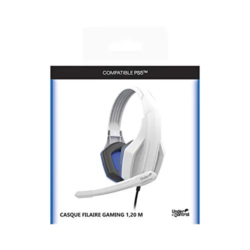 Casque filaire gaming - UNDER CONTROL - Compatible PS5 - 40 mm - Télécommande - Confort ergonomique - vue 4
