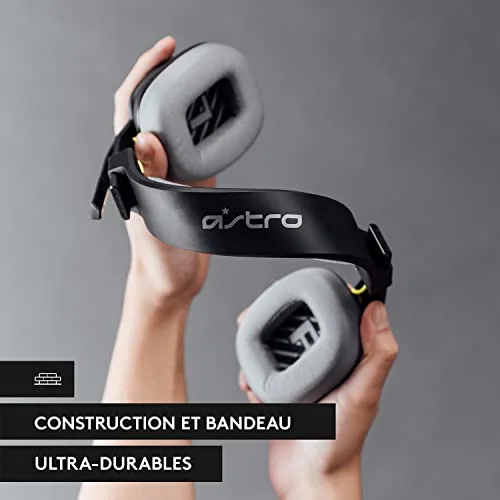 Casque Gaming Filaire ASTRO A10 2e génération avec micro pour PlayStation et PC - Noir - vue 6