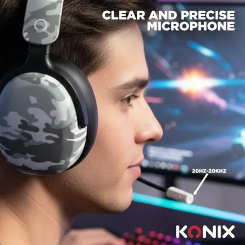 Casque gaming - Filaire - Konix - PS5 Switch 2 et Xbox Series XS - Nexus - Haut-parleurs 40 mm - Microphone - 15 m - vue 5
