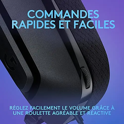 Casque Gaming Filaire Logitech G335 Noir - vue 5