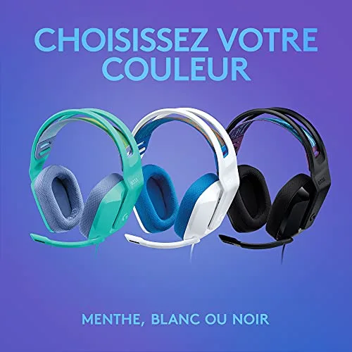 Casque Gaming Filaire Logitech G335 Noir - vue 8