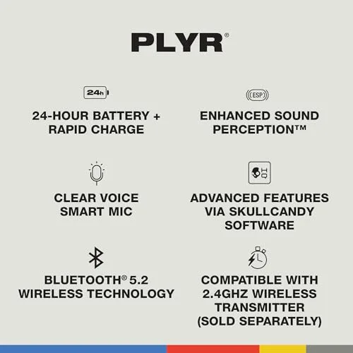 Casque Gaming Filaire PC & Playstation SKULLCANDY PLYR Noir - Technologie Polyvalente et Son Haut de Gamme - vue 4