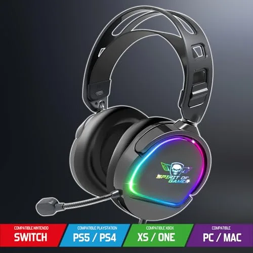 Casque gaming filaire Spirit Of Gamer Pro H6 Noir - vue 4