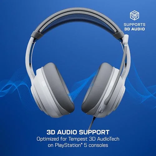 Casque Gaming filaire - TURTLE BEACH - Atlas 200 - TBS-3002-15 - Pour PS5 et PS4 - Blanc - vue 4