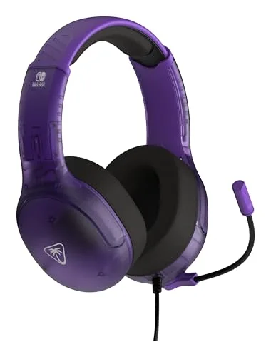 Casque Gaming filaire - TURTLE BEACH - Nintendo Switch - Airlite Fit - Violet Fantôme - vue 3