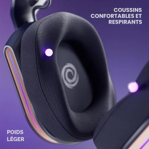 Casque gaming - ONIVERSE - Polaris - Sans fil 33h - Surround 7.1 - Compatible PS5/PS4/Switch/PC/Mobile - vue 4