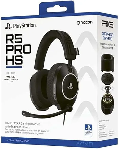 Casque Gaming R5 PRO HS Noir licencié Sony pour PS5 compatible PS4. - vue 6
