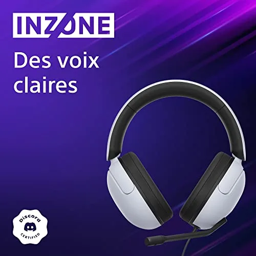 Casque Gaming Sony INZONE H3 7.1 PC/PS5 Blanc - vue 6