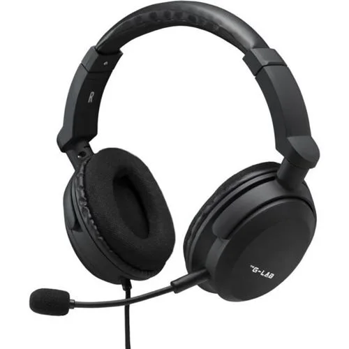 Casque Gaming THE G-LAB KORP-CARBON Noir