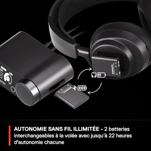 Casque-micro Audio gaming sans fil - STEELSERIES - Arctis Nova Pro X - Réduction active de bruit - Pour Xbox - Noir - vue 5