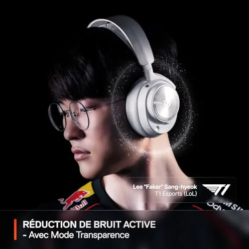 Casque-micro Audio gaming sans fil - STEELSERIES - Arctis Nova Pro X - Réduction active de bruit - Pour Xbox - Noir - vue 7