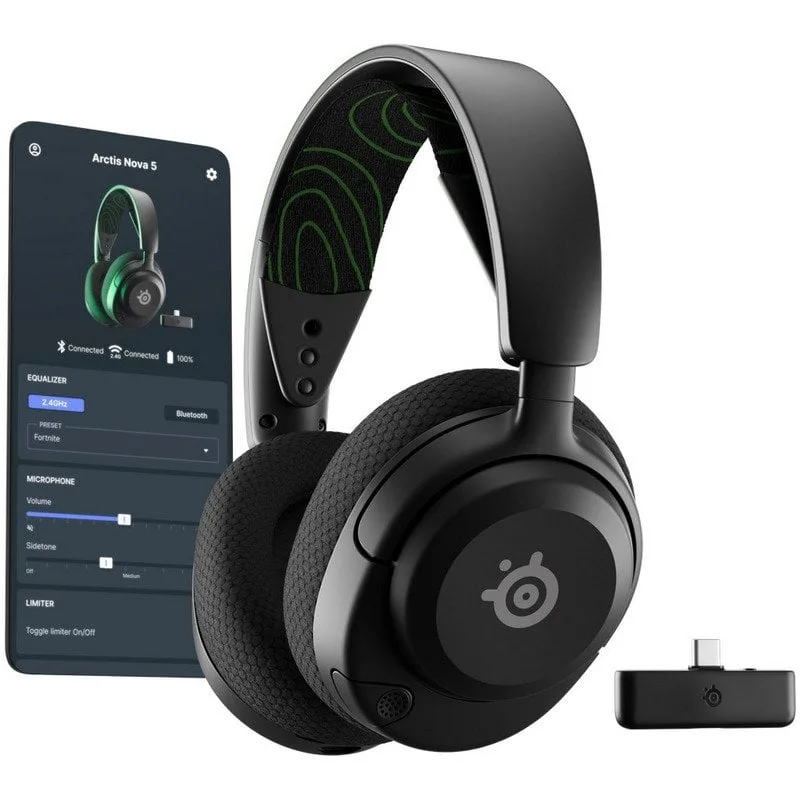 Casque Sans Fil SteelSeries Arctis Nova 5X Xbox - vue 4