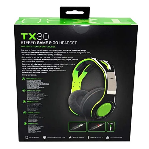 Casque stéréo - GIOTECK - TX30 - Vert Grill - Xbox Series PS5 Mobile - Confortable et léger - vue 3