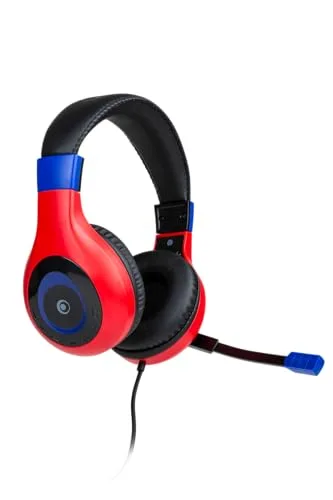 Casque Stéréo - NACON - Nintendo Switch - Rouge et Bleu - Microphone pivotant - Confort optimal - vue 3
