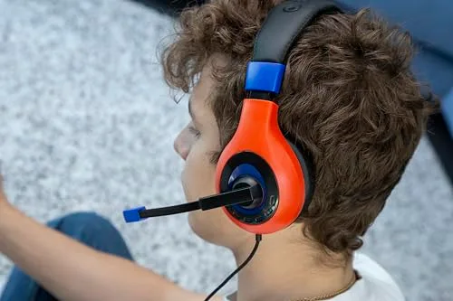 Casque Stéréo - NACON - Nintendo Switch - Rouge et Bleu - Microphone pivotant - Confort optimal - vue 6
