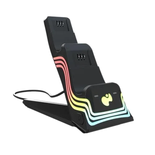 Chargeur double PDP Afterglow Wave Noir Xbox Series X S RGB - vue 8