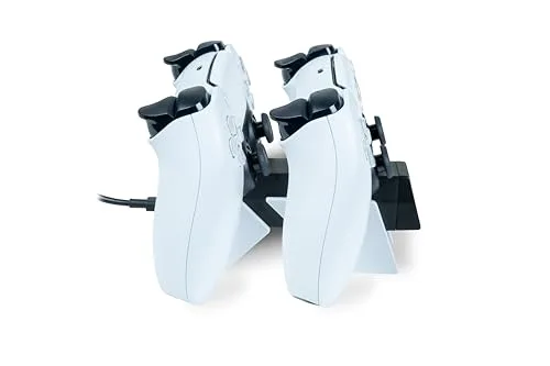 Chargeur Dual Nacon V4 PS5 Noir Blanc - vue 4