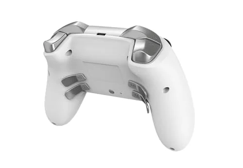 DragonShock - NEBULA PRO - Manette Gaming Blanche à Palettes Bluetooth compatible Nintendo Switch/Switch Lite/Switch - vue 6