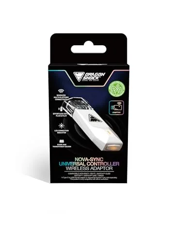 DragonShock NOVA SYNC Convertisseur Universel de Manettes Blanc