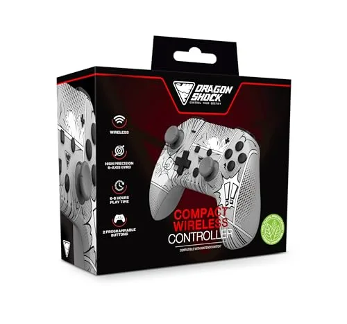 DragonShock - PopTop Manga - Manette compacte sans fil Bluetooth compatible Nintendo Switch - Switch OLED - PC - Android - vue 2