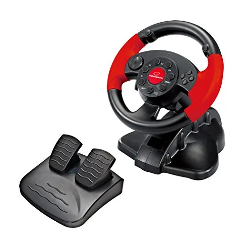 Esperanza EG103 High Octane volant et pédales filaire rouge