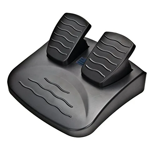 Ensemble volant et pédales - Esperanza - Filaire - Compatible PS2 PS3 PC - Rouge - vue 4