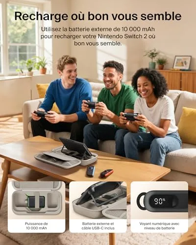 Étui Belkin ENA001hqSA-V2 Batterie Externe Nintendo Switch 2 - vue 3