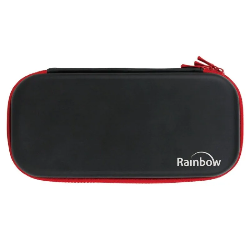 Étui de protection arc-en-ciel noir/rouge Rainbow pour Nintendo Switch