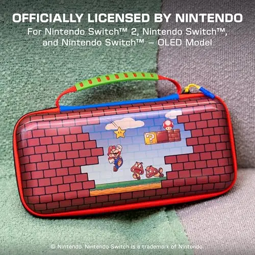 Etui de voyage PlayTrek - Turtle Beach - Mario Bricks - Nintendo Switch 2 - vue 2