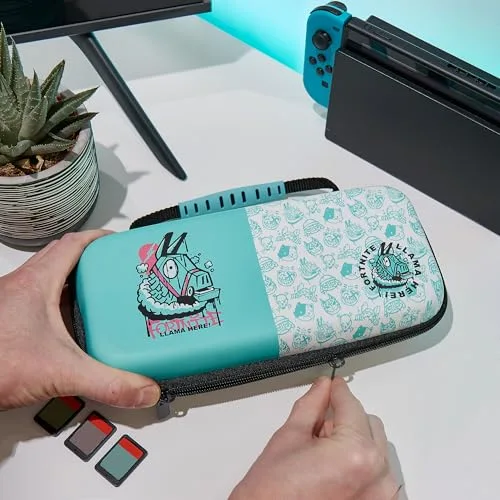 Étui Nintendo Switch Numskull Fortnite Llama Turquoise - vue 4