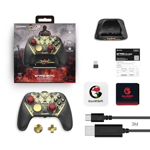 G7 Pro 8K Manette de jeu Bluetooth et Filaire Hall Effect Edition Ultra Réactive Gamesir Noir - vue 9