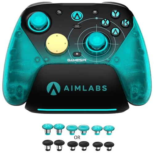GameSir G7 Pro 8K Aimlabs Edition Cyan Manette PC Hall Effect