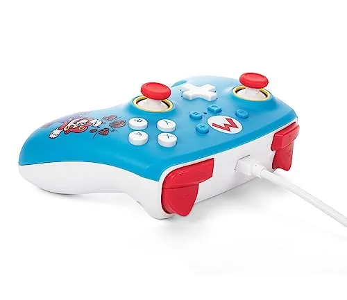 Gamepad - PowerA - Manette core Mario - Filaire - 3m USB détachable - Compatible Nintendo Switch - vue 6