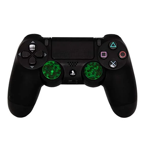 Gioteck - Protection Manette PS4 - Grip Antidérapant - Cubes Verts - vue 2